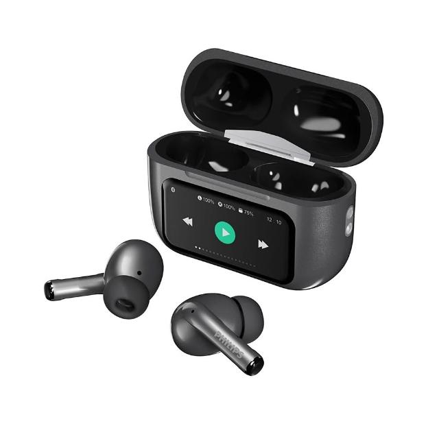 【Philips 飛利浦】TAT2630 觸控螢幕藍牙耳機(懶人專屬的智慧耳機)