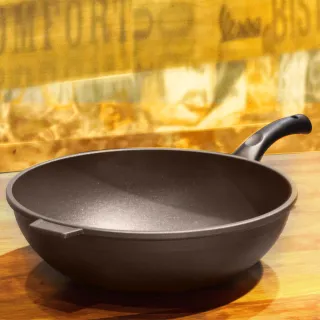 【UNICOOK 優樂】樂廚 手工鑄造不沾深炒鍋(36cm)