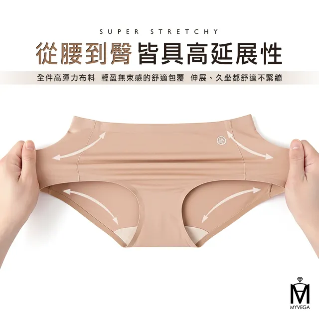 【MYVEGA 麥雪爾】MA莫代爾X桑蠶絲抗菌無齡美肌褲-共二色(內褲/內著)