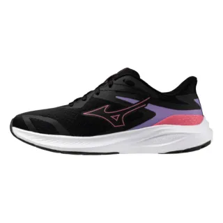 【MIZUNO 美津濃】慢跑鞋 女鞋 運動鞋 緩震 ENERZY 黑粉紫 K1GA241172
