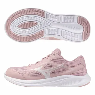 【MIZUNO 美津濃】慢跑鞋 女鞋 運動鞋 緩震 3E寬楦 MAXIMIZER 粉 K1GA250123