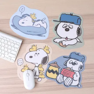【Norns】Peanuts史努比OLAF Slim超薄造型滑鼠墊(Snoopy Olaf 電腦滑鼠桌墊)