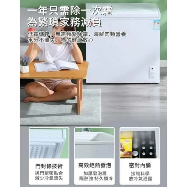 【諾必行】大容量冷櫃 160L家用冷凍櫃 商用冷櫃110V(冰櫃/冰箱/冷藏櫃/冷凍櫃)