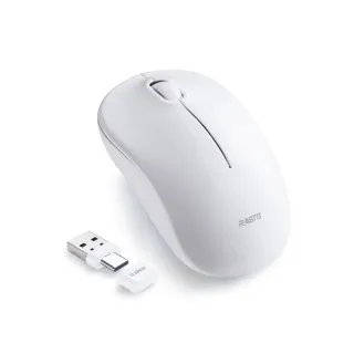 【RASTO】RM35 雙介面Type C +USB超靜音無線滑鼠