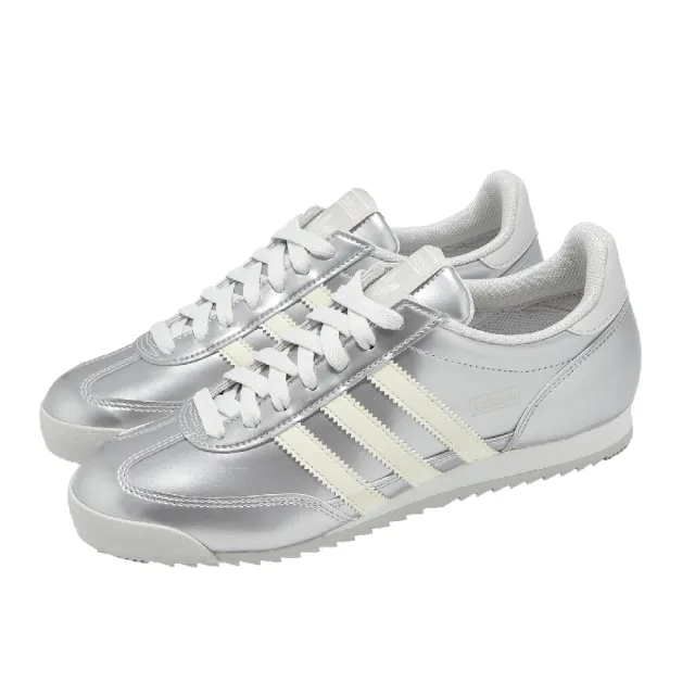 豆銀　大小9個 adidas 愛迪達】休閒鞋R71 男鞋女鞋銀米白皮革復古愛迪達(KJ4209