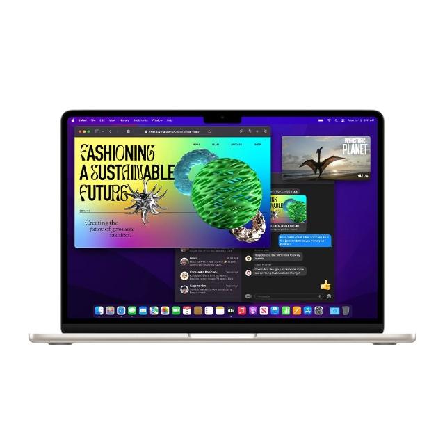【Apple】A+級福利品 MacBook Air 13吋 2022 M2晶片 8核心CPU 8核心GPU 8G RAM/256G SSD(A2681)