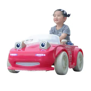【聰明媽咪電動車】QQ大眼妹造型 雙驅兒童電動車(可搖擺｜QLT-369｜兒童汽車｜汽車玩具)