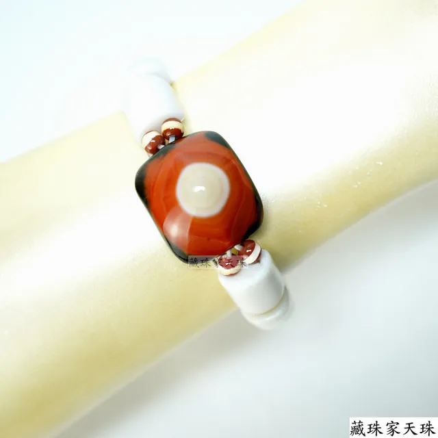 【藏珠家】精品四方雪花天眼天珠手鍊