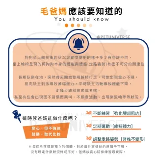 【Pet Universe 多寵宇宙】寵物輪椅-L(狗輪椅 狗狗輪椅 寵物輔助輪 狗助行器 狗輔助輪 狗狗輔助輪 貓輪椅)