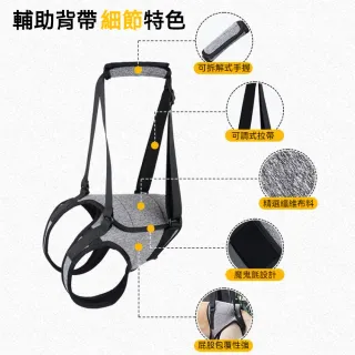 【Pet Universe 多寵宇宙】後肢輔助帶-北極灰(狗狗輔助帶 寵物輔助帶 狗輔助帶 老犬輔助帶 寵物輔助 老犬)