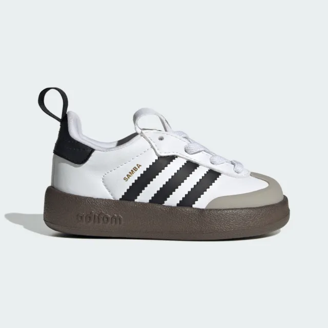 【adidas 愛迪達】愛迪達 Adifom Samba 360 I 小童 運動休閒鞋 舒適 白 黑(IH3506)