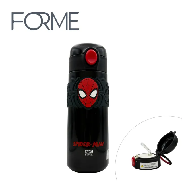【FORME】迪士尼正版授權不鏽鋼保溫 悅飲杯系列 吸管彈跳杯 500ml(多款可選 內層316不鏽鋼)