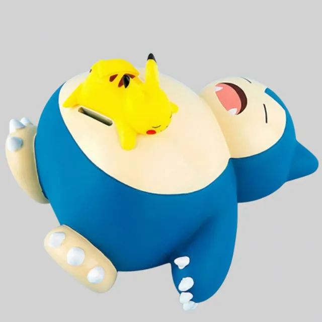 【POKEMON 精靈寶可夢】卡比獸皮卡丘大型造型存錢筒(正版授權 擺飾 禮物)