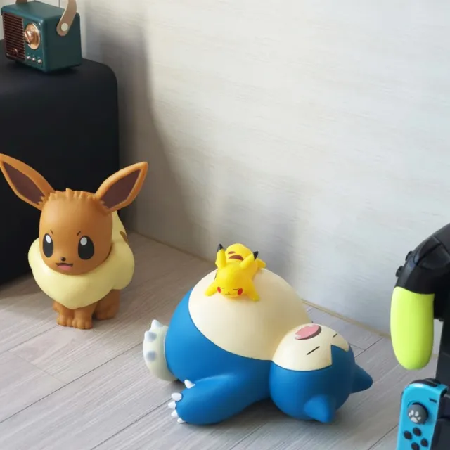 【POKEMON 精靈寶可夢】卡比獸皮卡丘大型造型存錢筒(正版授權 擺飾 禮物)