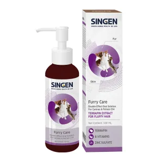 【SINGEN 信元發育寶】犬貓用爆毛淨膚口服液100ml/罐(貓狗保健/皮毛益生菌/皮毛保健/靚膚)