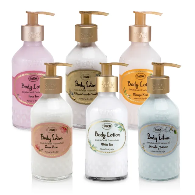 【SABON】潤澤護理組.保濕光萃油100ml+身體乳液200ml(國際航空版.以色列綠玫瑰/白茶/茉莉花語)