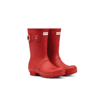 【HUNTER】女鞋-Original霧面短靴(磚紅色)