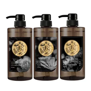 【tsaio上山採藥】五星飯店指定 植萃洗髮露600ml x3入(精油洗髮精-山茶花/金盞花/燕麥)