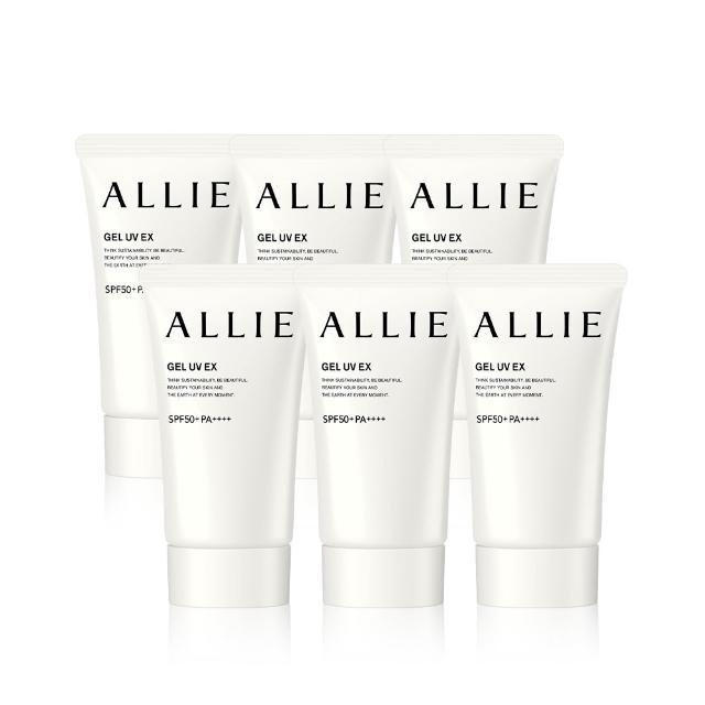 【Kanebo 佳麗寶】ALLIE 持采UV高效防曬水凝乳EX 40g買3送3組