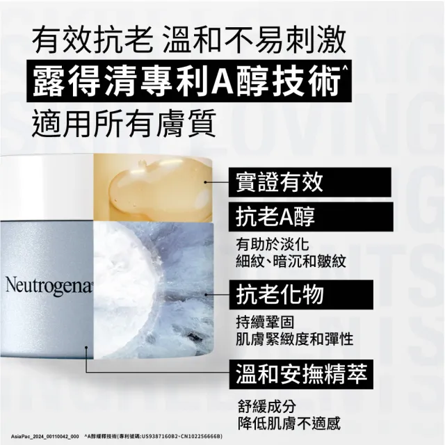 【Neutrogena 露得清】肌緻新生A醇晚霜30ml(全新升級/抗老推薦)