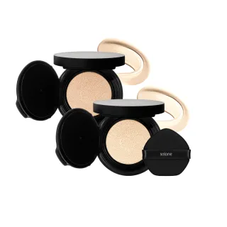 【Solone】極致裸肌氣墊粉餅 SPF50★★★★(2色可選)