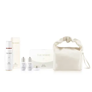 【WHOO 后】官方直營 秘帖循環精華純淨加量禮盒(秘循130ml+露20ml+乳20ml+霜4ml+托特包1個)