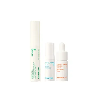 【INNISFREE】官方直營 綠茶玻尿酸滾珠眼部精華 10ml(冰珠眼霜/保濕/改善泡泡眼)