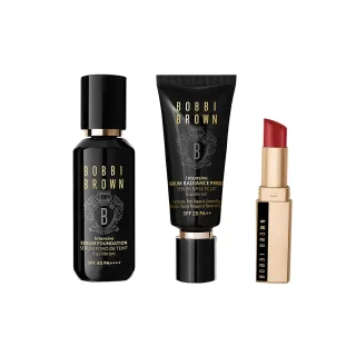 【Bobbi Brown 芭比波朗】冬蟲夏草潤亮底妝組(冬蟲夏草精華粉底30ml+冬蟲夏草亮膚持妝乳40ml)