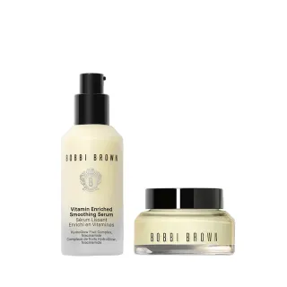 【Bobbi Brown 芭比波朗】維他命妝前入門組(乳霜15ml+精華30ml)