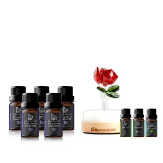 【Bonnie House 植享家】修護專家超值組-雙有機保加利亞薰衣草精油5ml(五入組)