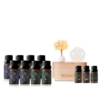 【Bonnie House 植享家】雙有機認證精油超值組(任選一組)