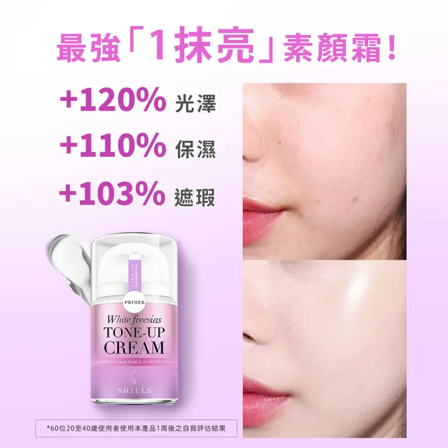 【SHILLS 舒兒絲】抗UV美白濾鏡小蒼蘭素顏霜3入(小姐不熙娣推薦)
