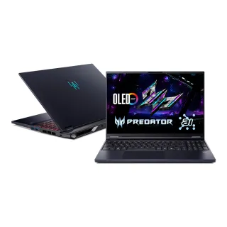 【Acer 宏碁】16吋GeForce RTX5060 Ultra9電競筆電(Predator/PHN16-73-900P/Ultra 9 275HX/16G/512GB/W11)
