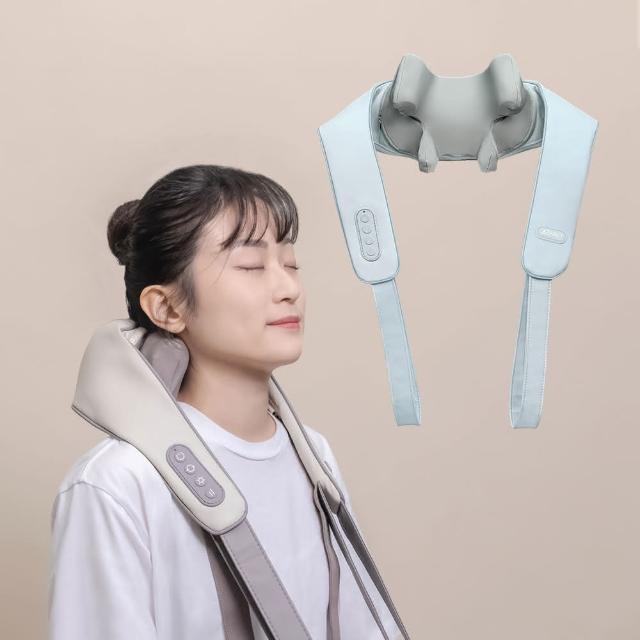 【3ZeBra 三隻斑馬】好肩力｜斜方肌肩頸按摩器(無線肩頸揉捏按摩器 母親節禮物)