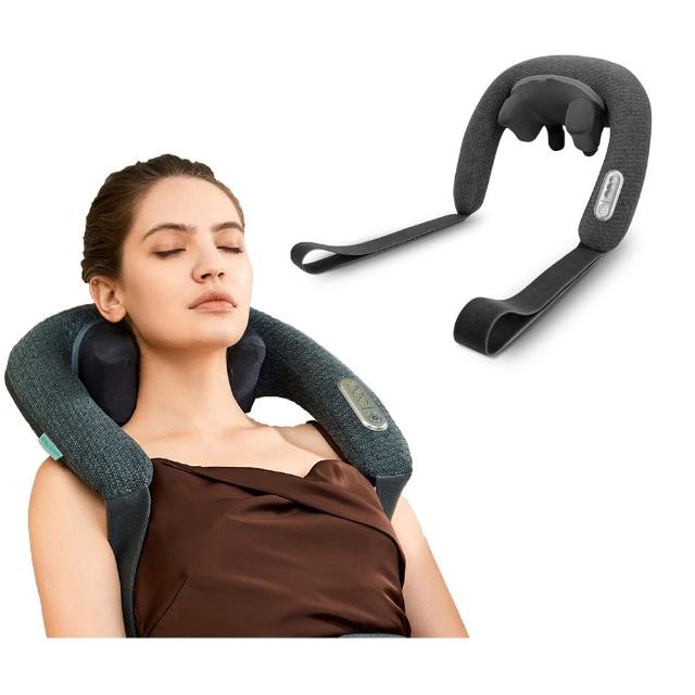 【德國 medisana】無線六合一深捏肩頸按摩器 NM 900(仿真人/按摩枕/熱敷/揉捏/免手持/復健科醫師推薦)