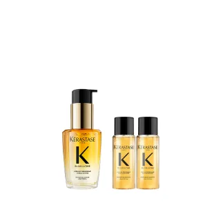 【KERASTASE 巴黎卡詩】金緻柔馭山茶花鎏光露30ml(奢光小金油/極致保濕/長效抗躁/護髮油/髮油/交換禮物)