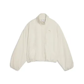 【PUMA官方旗艦】基本系列Style立領外套 女性 63501687(米白色)