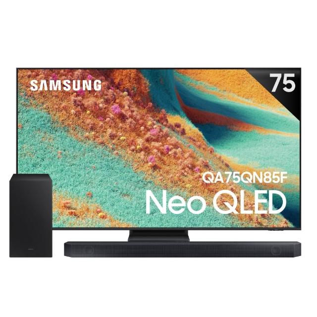 【Samsung 三星】75型 4K Neo QLED AI智慧顯示器 75QN85F(QA75QN85FAXXZW)