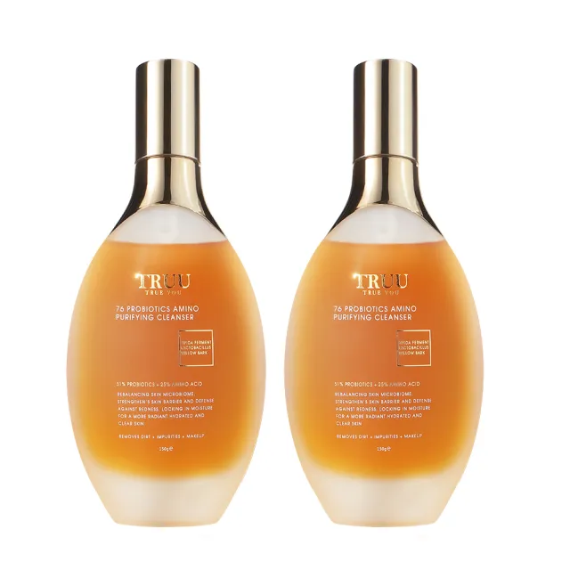 【TRUU 童】76酵母胺基酸淨膚潔顏露150g 兩入組(兩款任選)