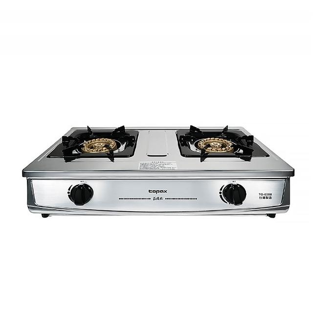 【莊頭北】雙口一級 銅爐頭台爐 TG-6308(LPG/NG1 送基本安裝)