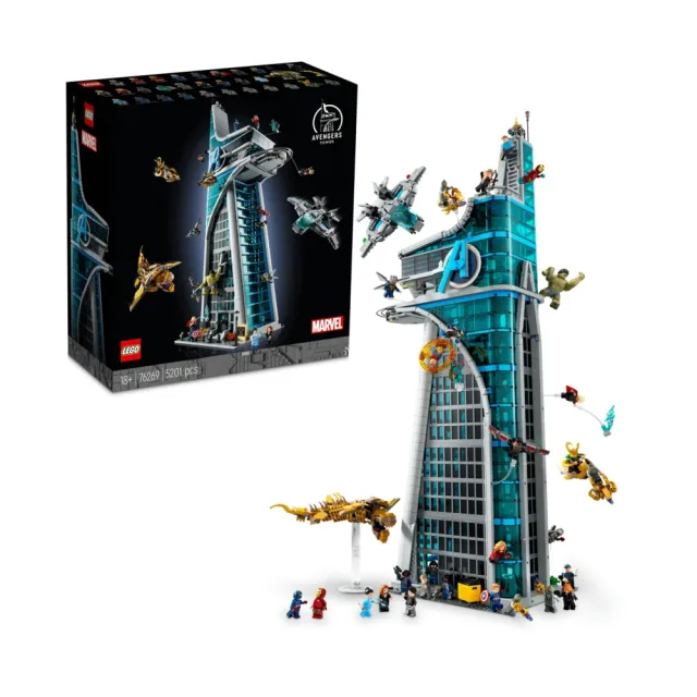 【LEGO 樂高】漫威超級英雄系列 76344 鋼鐵人 & 76269 復仇者大樓