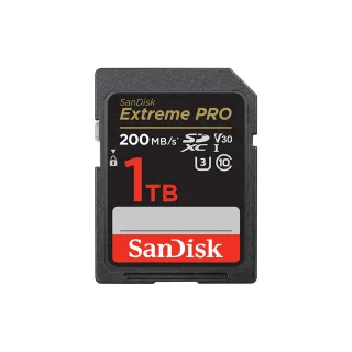 【SanDisk 晟碟】Extreme Pro SDXC UHS-I記憶卡1TB(公司貨)