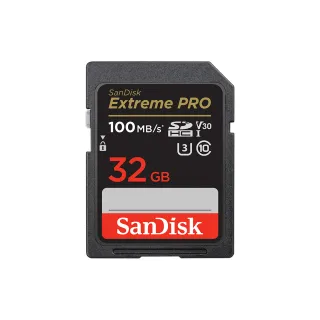 【SanDisk 晟碟】Extreme Pro SDXC UHS-I 記憶卡32GB(公司貨)
