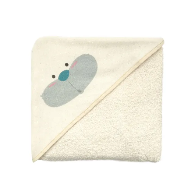 【Nizio】新生兒連帽圍裙浴巾(4種花色)