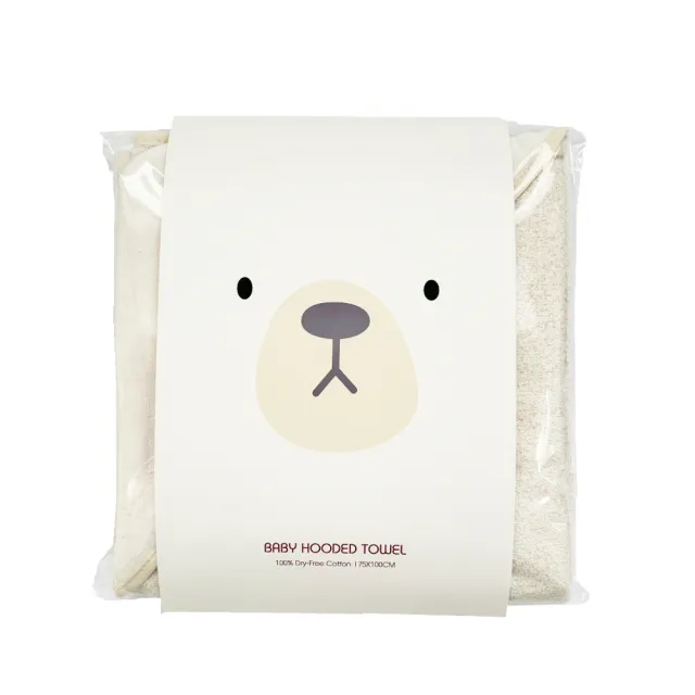 【Nizio】新生兒連帽圍裙浴巾(4種花色)