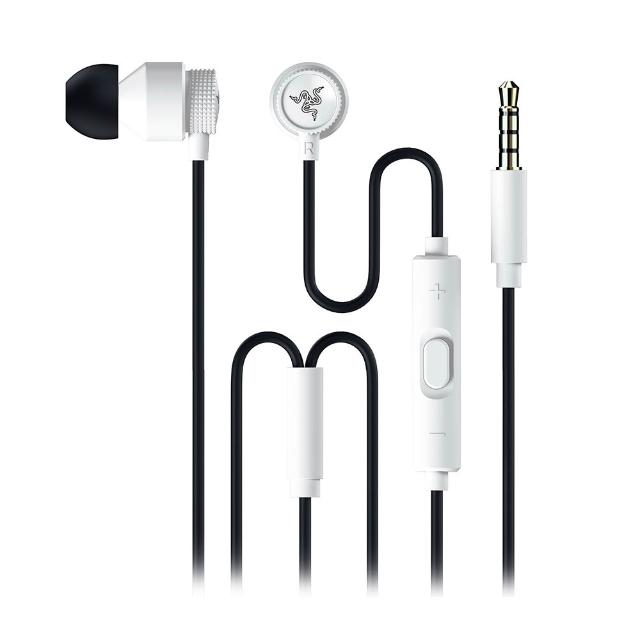 【Razer 雷蛇】戰錘狂鯊 Hammerhead V3 有線入耳式電競耳機 - 白色