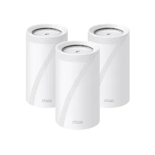 【TP-Link】Wi-Fi 7 BE11000 三頻 2.5G 真Mesh 無線路由器 分享器(支援AI筆電/透天厝/Deco BE65 三入組)