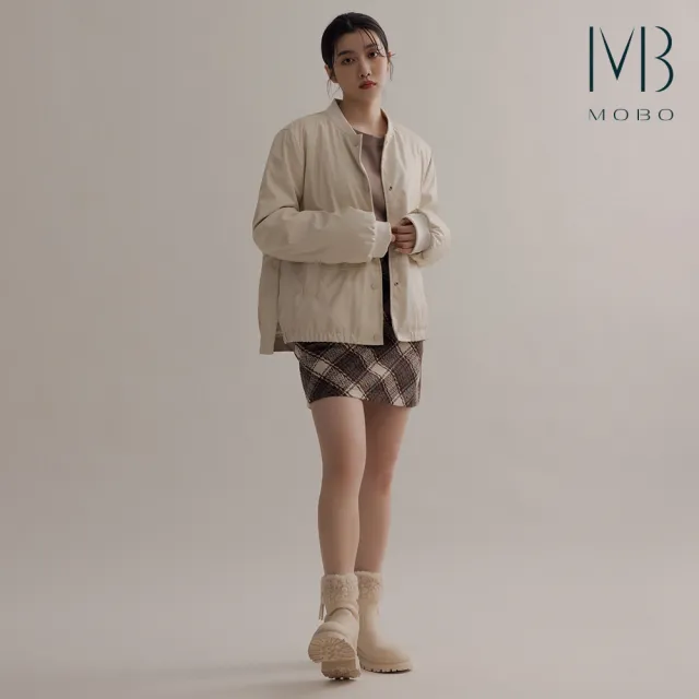【MO-BO】質感內鋪棉皮外套