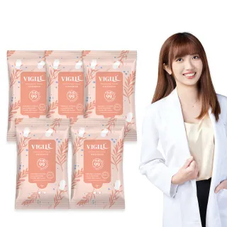 【VIGILL 婦潔】女性濕式衛生紙12抽5包組(女性如廁後必備)