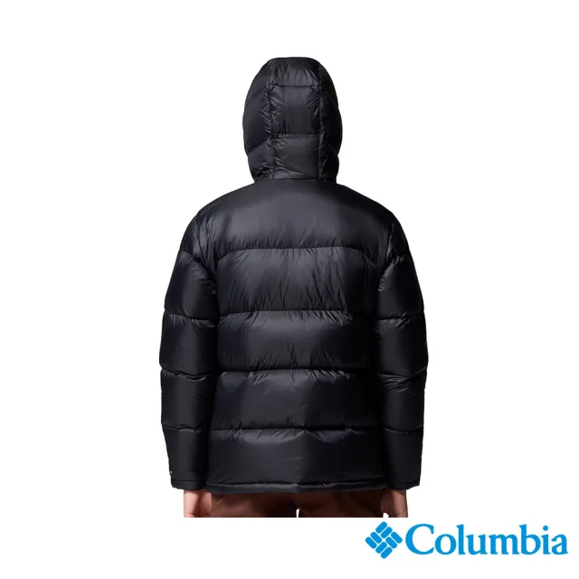 【Columbia 哥倫比亞】男款-極暖防潑羽絨連帽外套-Cloudview™-黑色(UWE35920BK/JF)